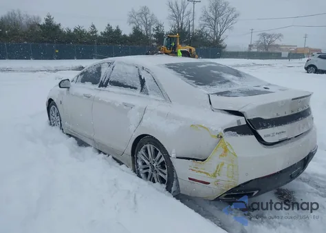 2014 Lincoln Mkz Hybrid z USA, uszkodzony, nr VIN 3LN6L2LU5ER813526